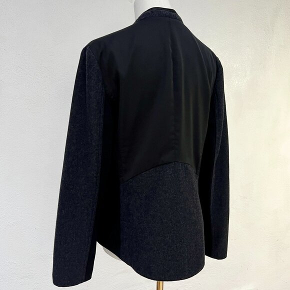 Simply Vera Vera Wang Wool Blend Office Blazer Size Petite Large / Dark Academia - Picture 13 of 14